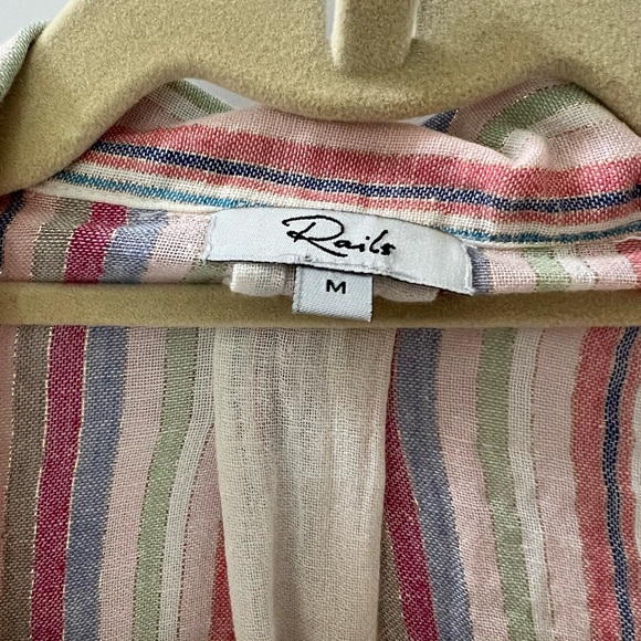 Fun striped rails button down - Picture 2 of 3